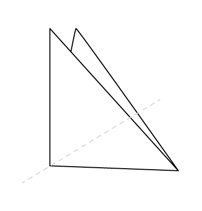 スリーピークス（ポケットチーフの折り方）5-3