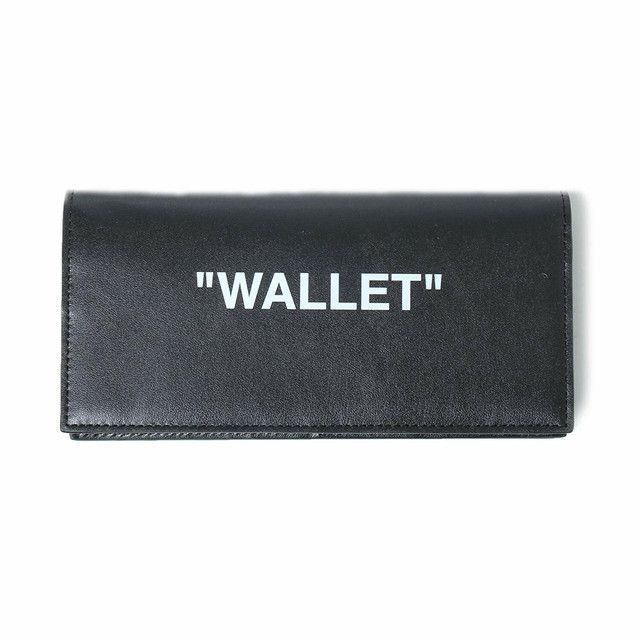 爆売り！】 OFF WHITE オフホワイト レザー 三つ折り財布 econet.bi